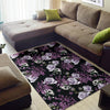 Lilac Pattern Print Design LI04 Area Rugs