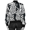Pineapple Pattern Print Design PP08 Women Bomber Jacket