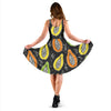 Papaya Pattern Print Design PP05 Midi Dress