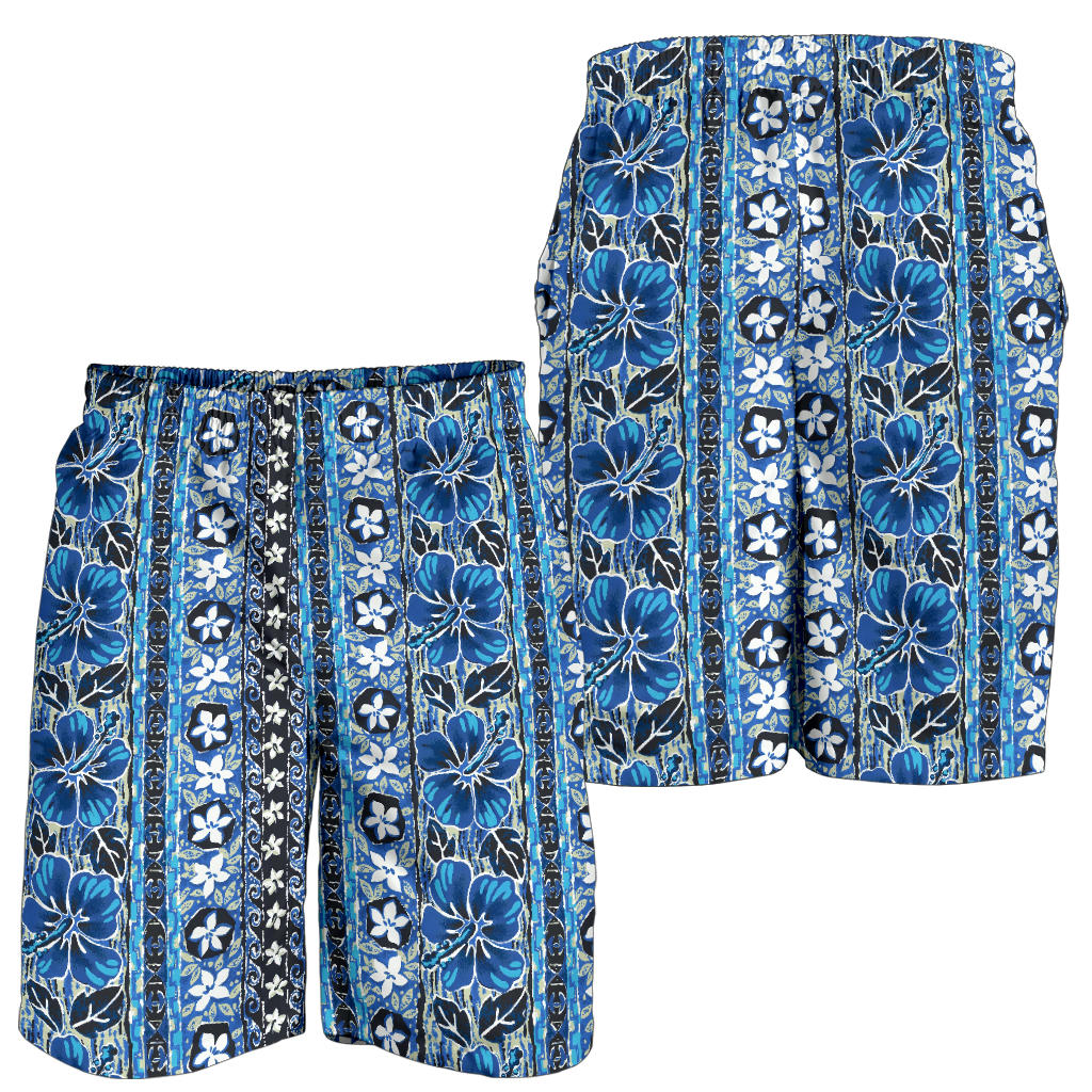 Hawaiian Themed Pattern Print Design H012 Mens Shorts