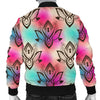 lotus Boho Pattern Print Design LO02 Men Bomber Jacket