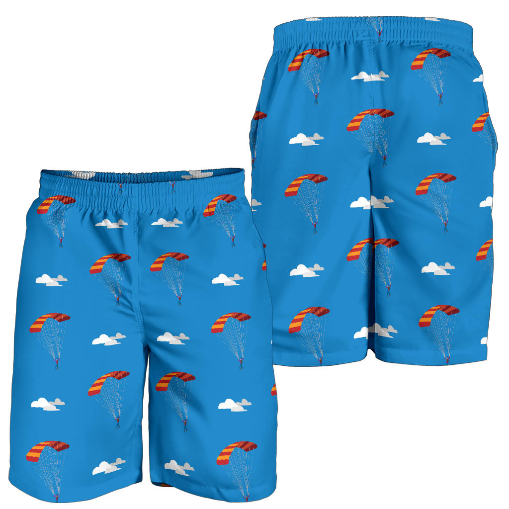 Skydiving Pattern Print Design 02 Mens Shorts