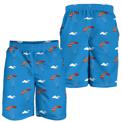 Skydiving Pattern Print Design 02 Mens Shorts