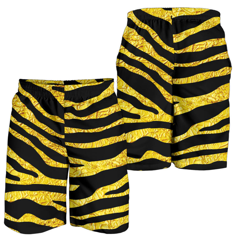 zebra Gold Mens Shorts