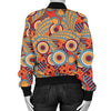 African Pattern Print Design 06 Women's Bomber Jacket