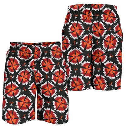 Carnations Pattern Print Design CN03 Mens Shorts