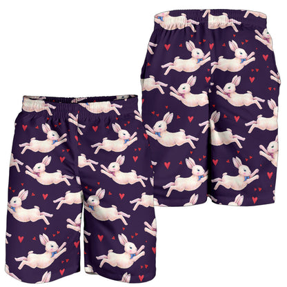 Rabbit Pattern Print Design RB016 Mens Shorts