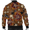 Hawaiian Themed Pattern Print Design H01 Men Bomber Jacket