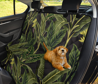 Banana Leaf Pattern Print Design BL04 Rear Dog  Seat Cover