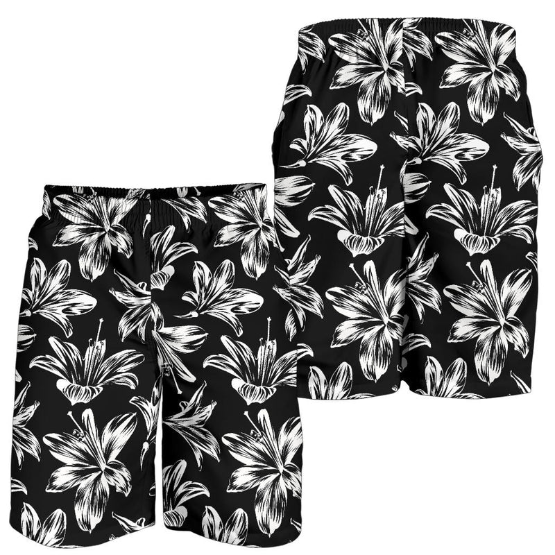 Amaryllis Pattern Print Design AL04 Mens Shorts