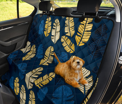 Banana Leaf Pattern Print Design BL09 Rear Dog  Seat Cover