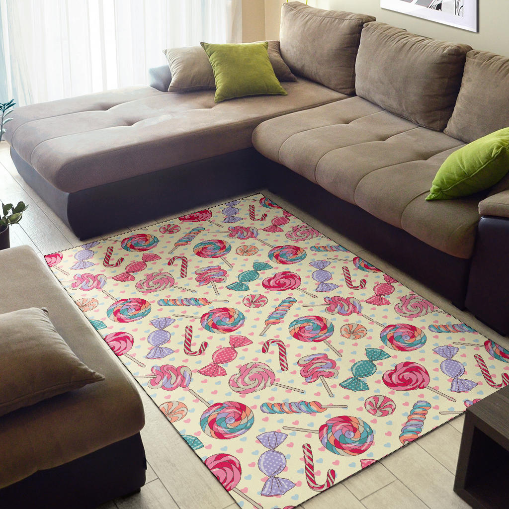 Candy Pattern Print Design CA04 Area Rugs