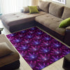 Lotus Pattern Print Design LO01 Area Rugs