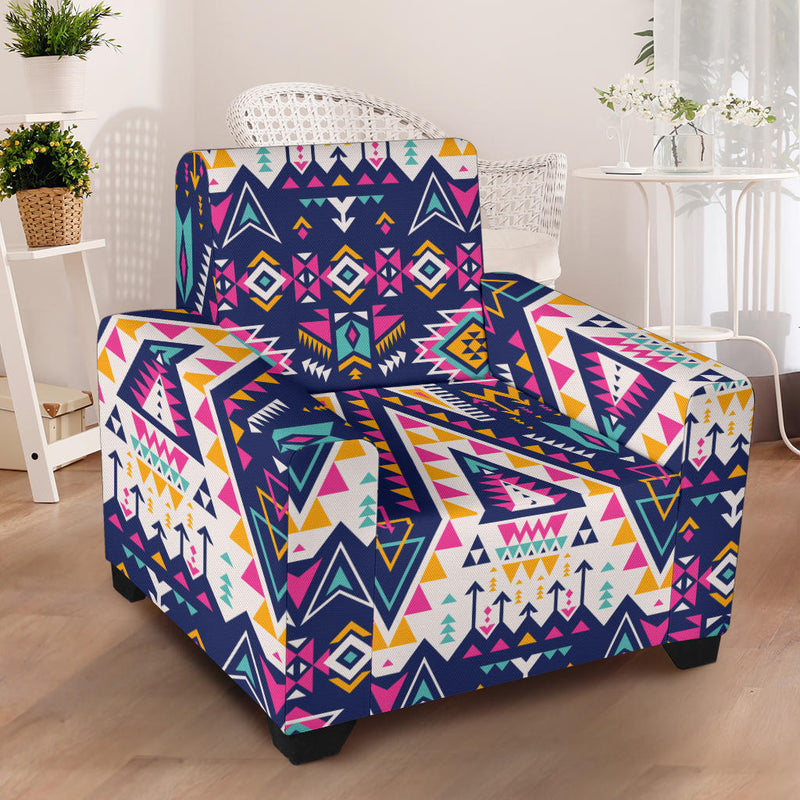 Pink Tribal Aztec native american Armchair Slipcover