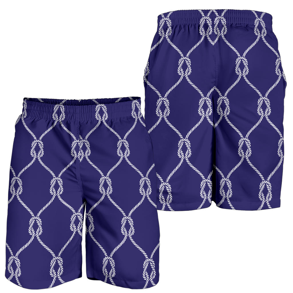 Rope Pattern Print Design A03 Mens Shorts
