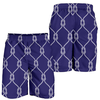 Rope Pattern Print Design A03 Mens Shorts