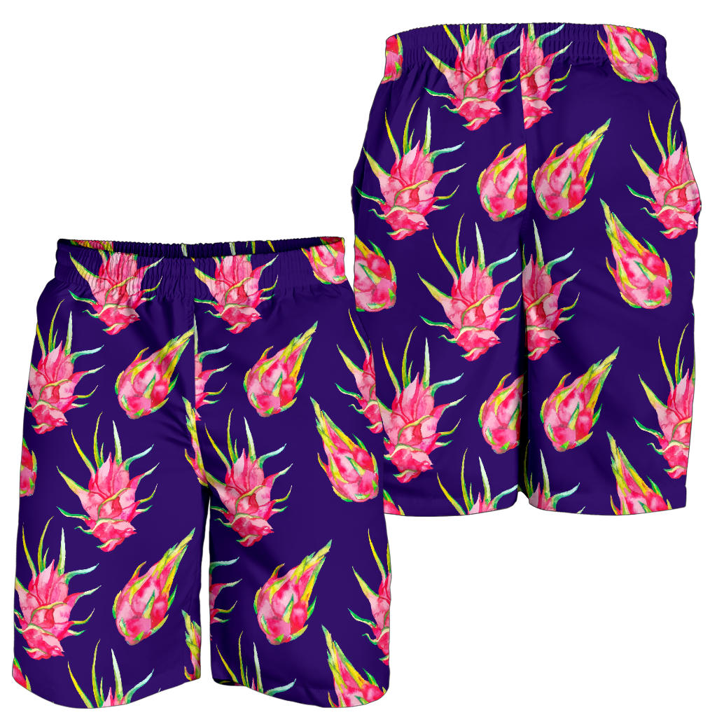 Dragonfruit Pattern Print Design DF02 Mens Shorts