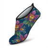 lotus Boho Pattern Print Design LO04 Aqua Water Shoes