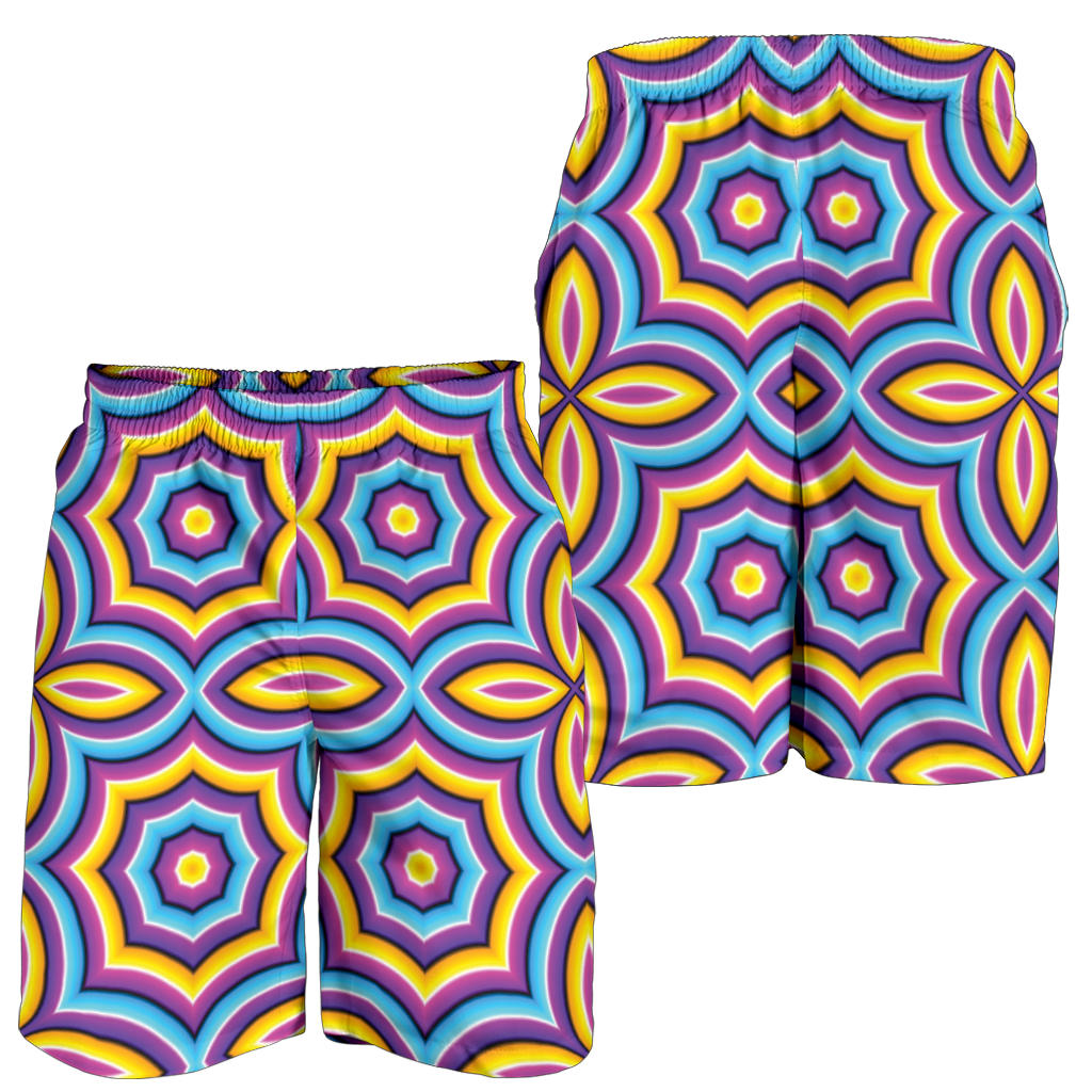 Optical illusion Pattern Print Design A03 Mens Shorts