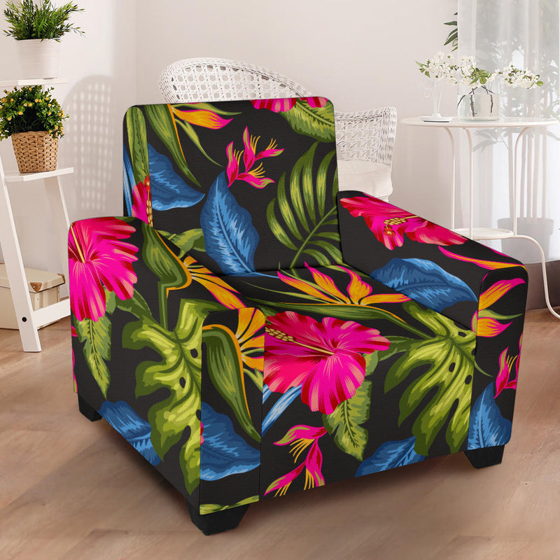 Bird Of Paradise Pattern Print Design BOP014 Armchair Slipcover