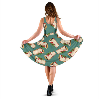 Cheesecake Pattern Print Design CK02 Midi Dress