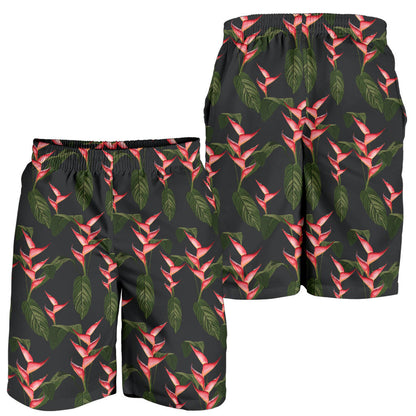 Heliconia Pattern Print Design HL07 Mens Shorts