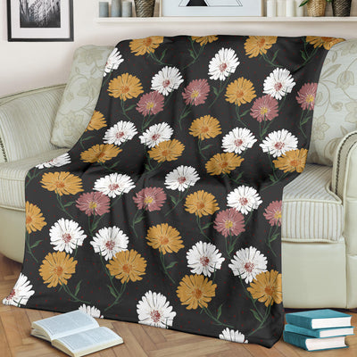 Daisy Pattern Print Design DS04 Fleece Blanket