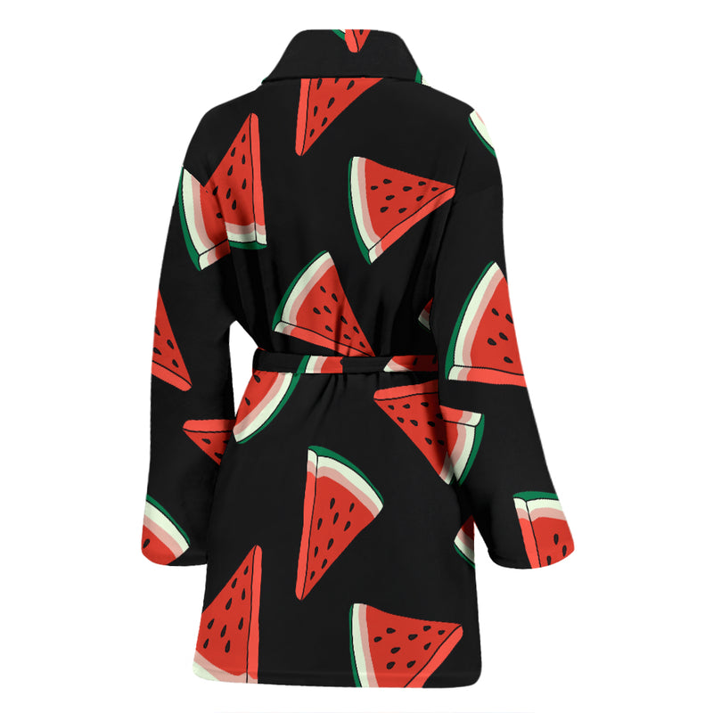 Watermelon Pattern Print Design WM01 Women Bathrobe