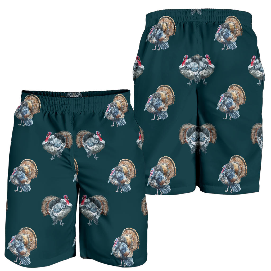 Turkey Pattern Print Design 03 Mens Shorts
