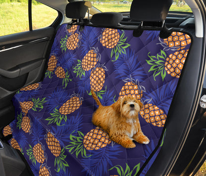 Pineapple Pattern Print Design PP02 Rear Dog  Seat Cover