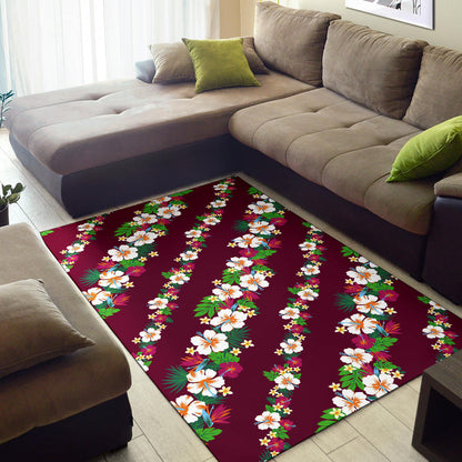 Hawaiian Themed Pattern Print Design H06 Area Rugs