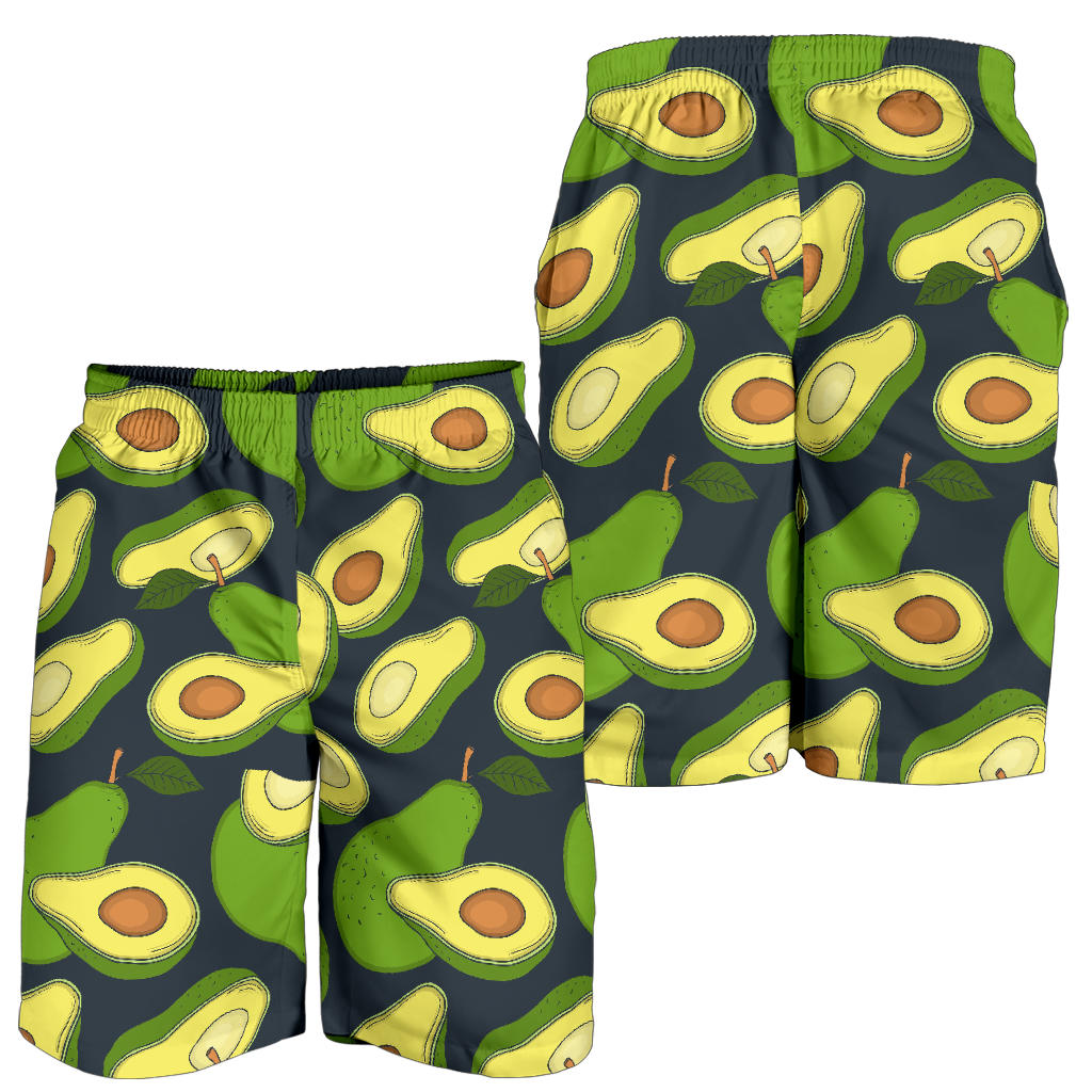 Avocado Pattern Print Design AC013 Mens Shorts