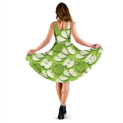 Apple Pattern Print Design AP010 Midi Dress