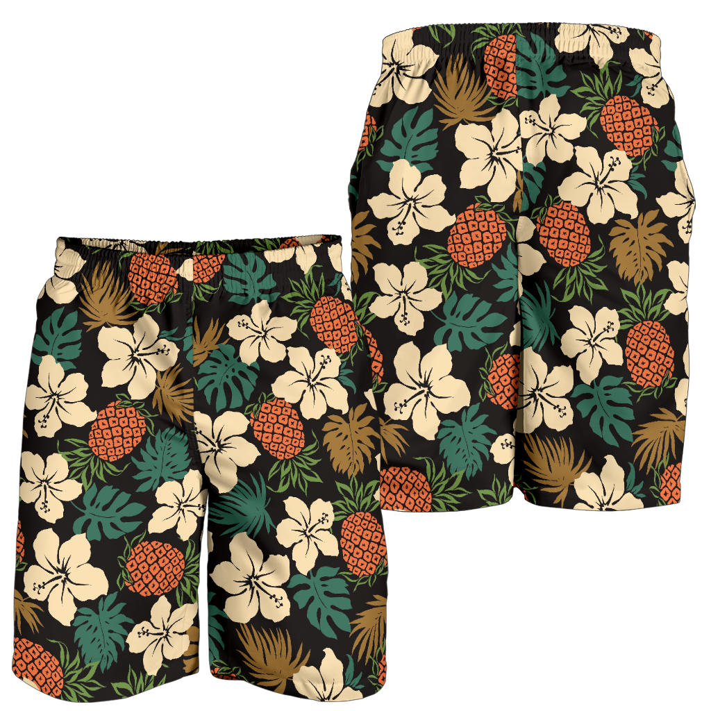 Hawaiian Themed Pattern Print Design H08 Mens Shorts