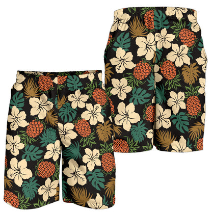 Hawaiian Themed Pattern Print Design H08 Mens Shorts