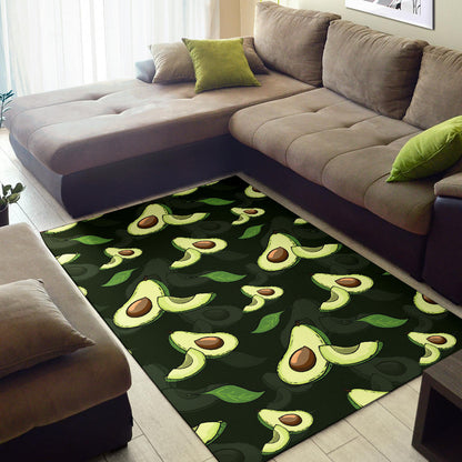 Avocado Pattern Print Design AC07 Area Rugs