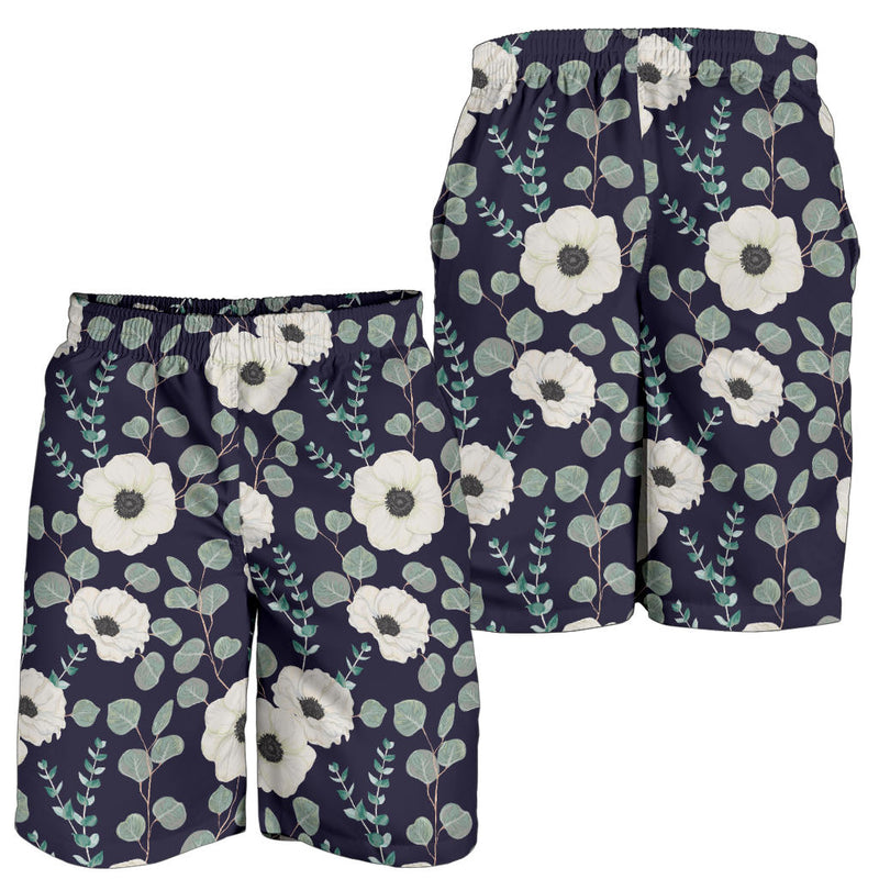 Anemone Pattern Print Design AM01 Mens Shorts