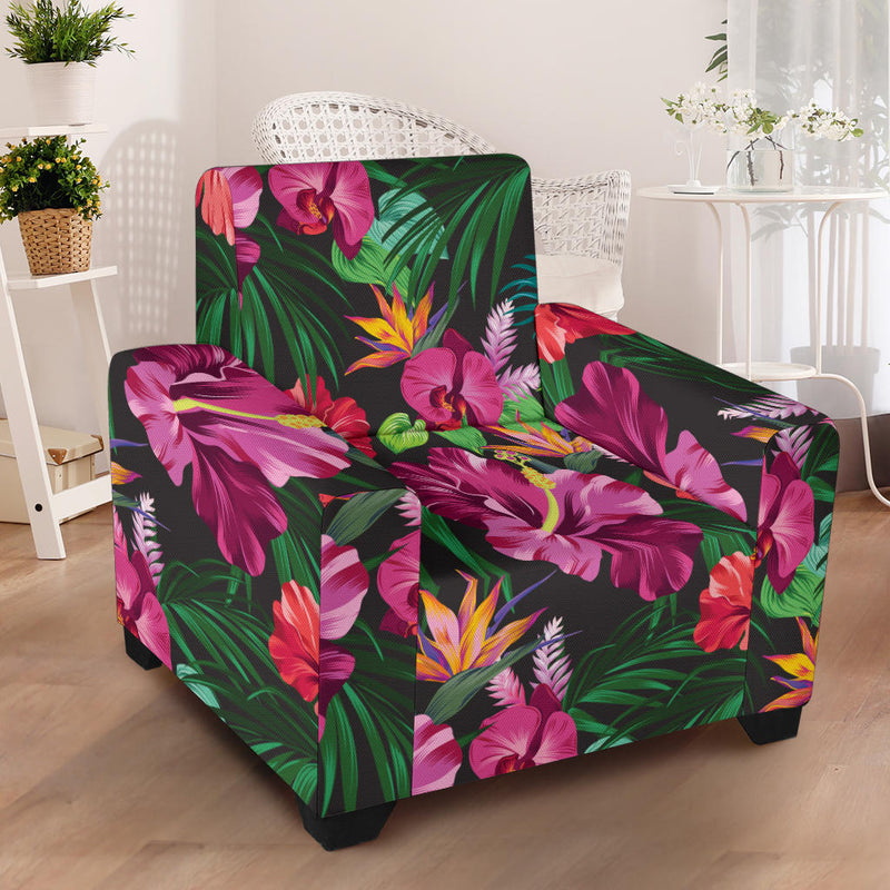 Hawaiian Flower Hibiscus tropical Armchair Slipcover
