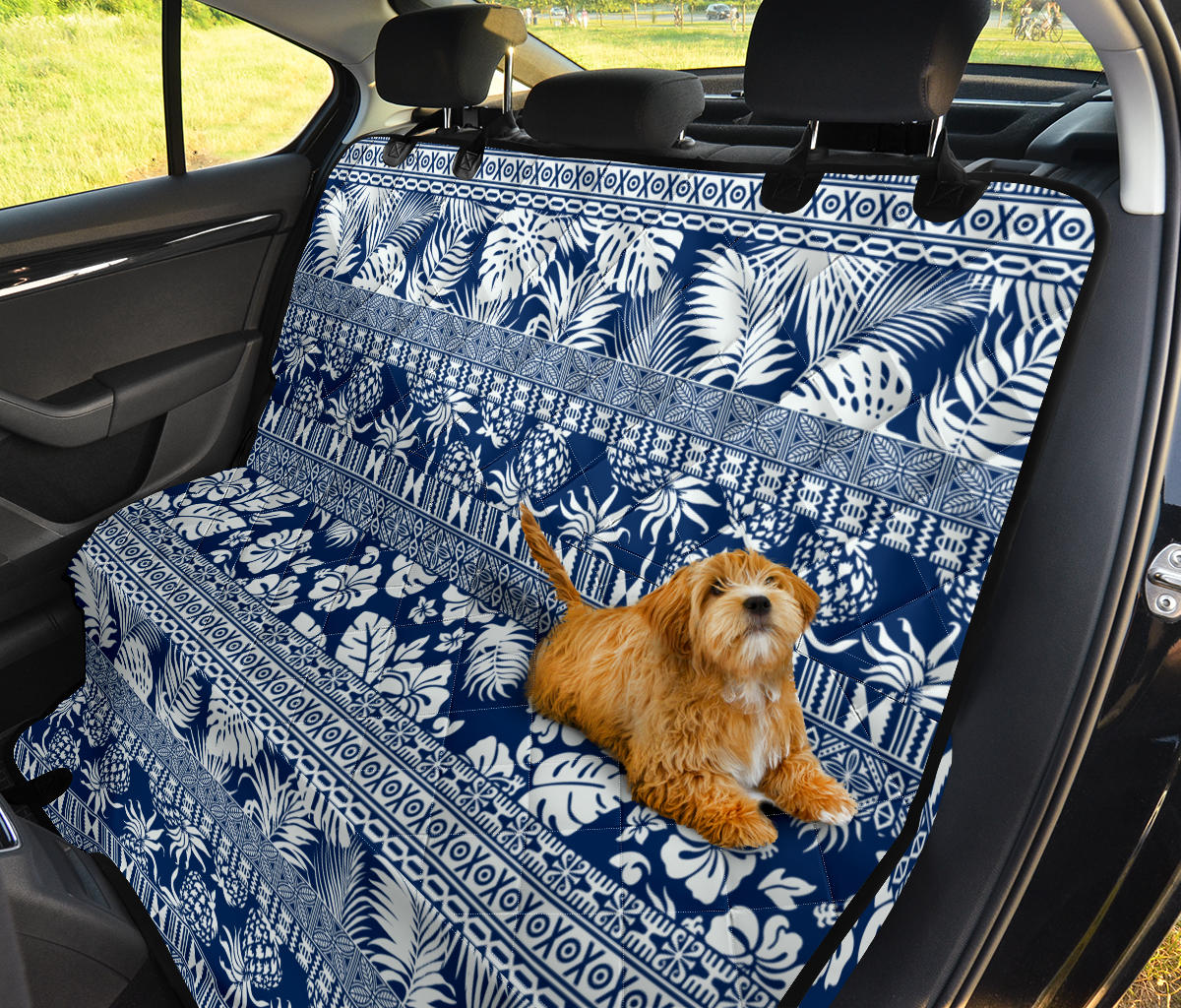 Hawaiian Themed Pattern Print Design H020 Rear Dog  Seat Cover