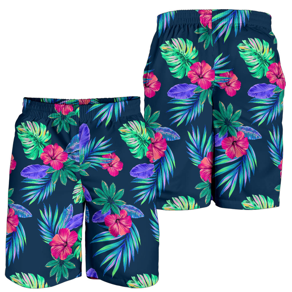 Tropical Flower Pattern Print Design TF09 Mens Shorts