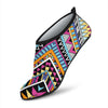 Multicolor zigzag Tribal Aztec Aqua Water Shoes