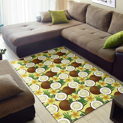 Coconut Pattern Print Design CN02 Area Rugs