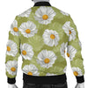 Daisy Pattern Print Design DS06 Men Bomber Jacket