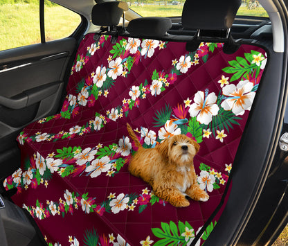 Hawaiian Themed Pattern Print Design H06 Rear Dog  Seat Cover