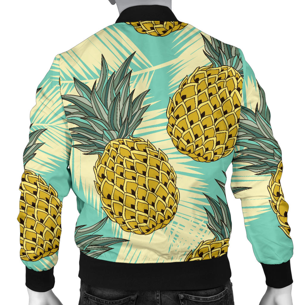 Pineapple Pattern Print Design PP03 Men Bomber Jacket