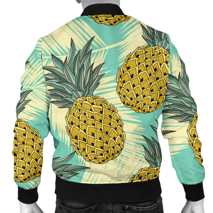 Pineapple Pattern Print Design PP03 Men Bomber Jacket