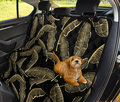Banana Leaf Pattern Print Design BL07 Rear Dog  Seat Cover