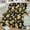 Dollar Pattern Print Design DO04 Fleece Blanket