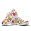 Daisy Pattern Print Design DS05 Sneakers White Bottom Shoes