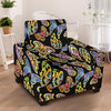 Butterfly Water Color Rainbow Armchair Slipcover